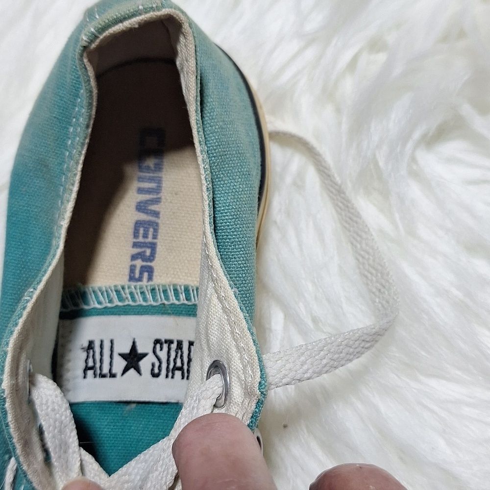 Converse all star  green mens size 5 sneakers, - Picture 4 of 5